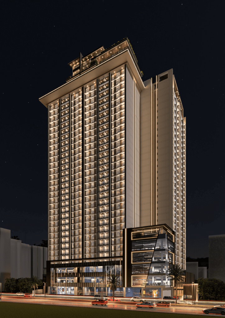 Ramdev Abhigna Mira Road – Front Elevation View