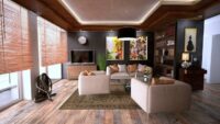 Spacious living room in 2 BHK 30k Rent Mira Road flat at Valchan Paradise